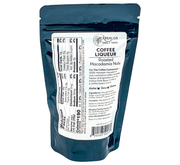 Ahualoa Farms Coffee Liqueur Macadamia Nuts - Image 2