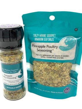 Salty Wahine Pineapple Poultry Seasoning Refillable Grinder