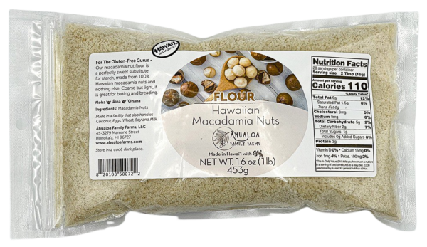 Ahualoa Farms Macadamia Nut Flour 16 oz - Image 2
