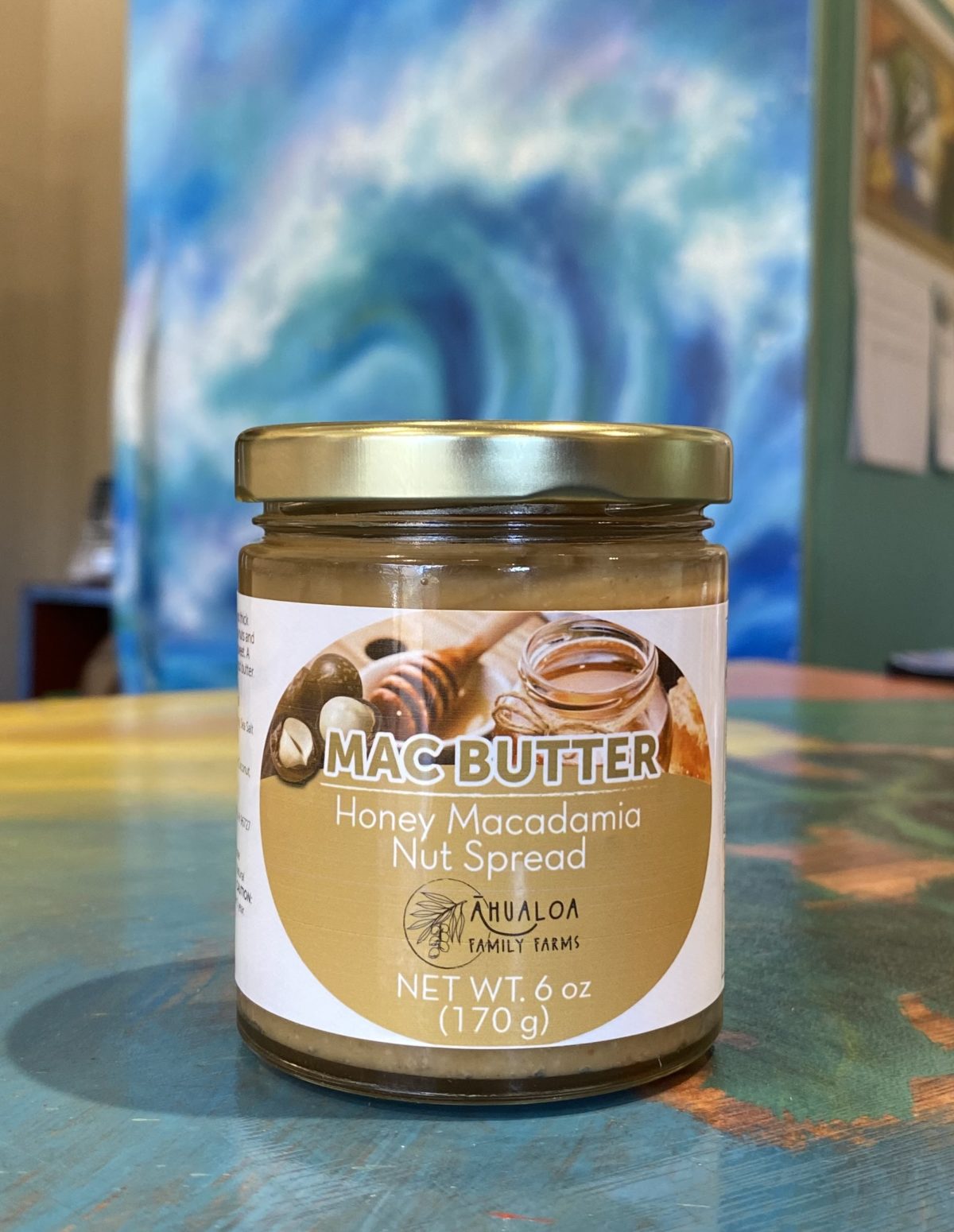 Ahualoa Farms Honey Macadamia Nut Butter Tutu's Pantry