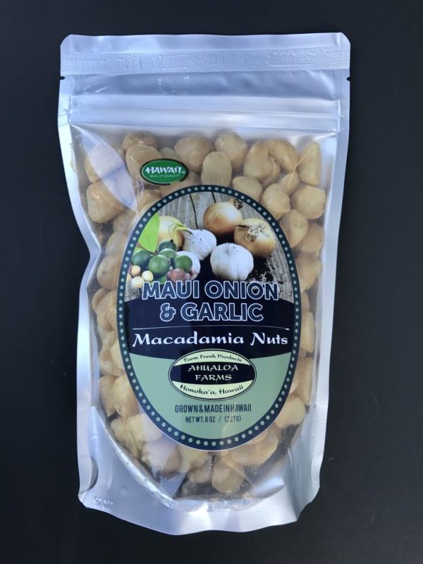maui onion and garlic macadamia nuts