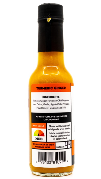 Tutu's Pantry - HI Spice Turmeric Ginger Hot Sauce Medium Heat - 2
