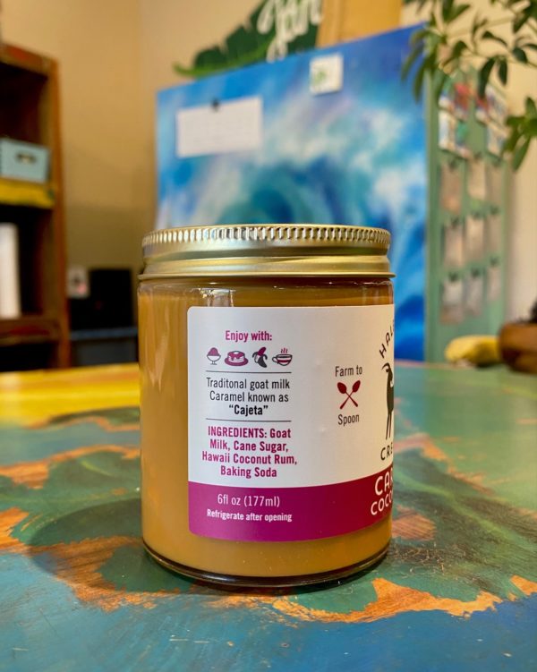 Goat Milk Coconut Rum Caramel from Haleakala Creamery - Image 2