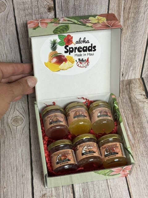 Tutu's Pantry Goodies made in Hawaii with Aloha 1 Maui Jams and Jelly Gift Set