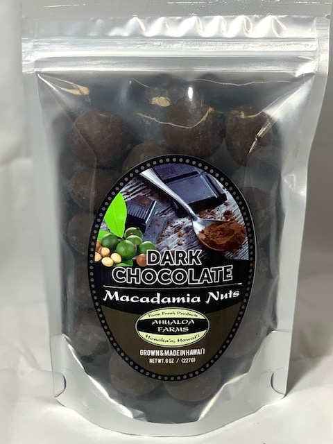 dark chocolate macadamia nuts