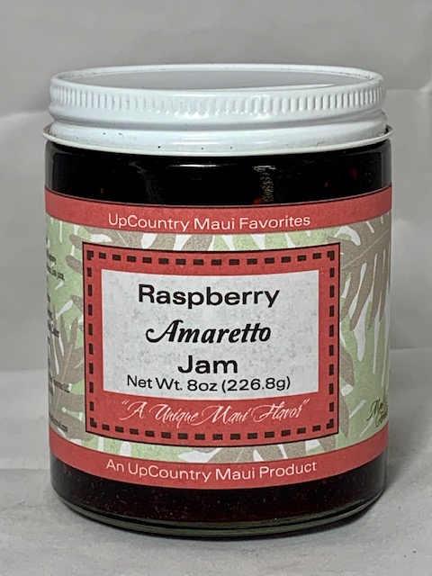raspberry amaretto jam