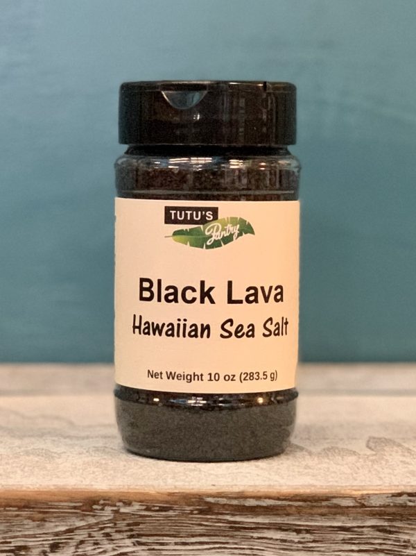 Tutu's Pantry - Tutu's Black Lava Hawaiian Sea Salt 10oz - 1