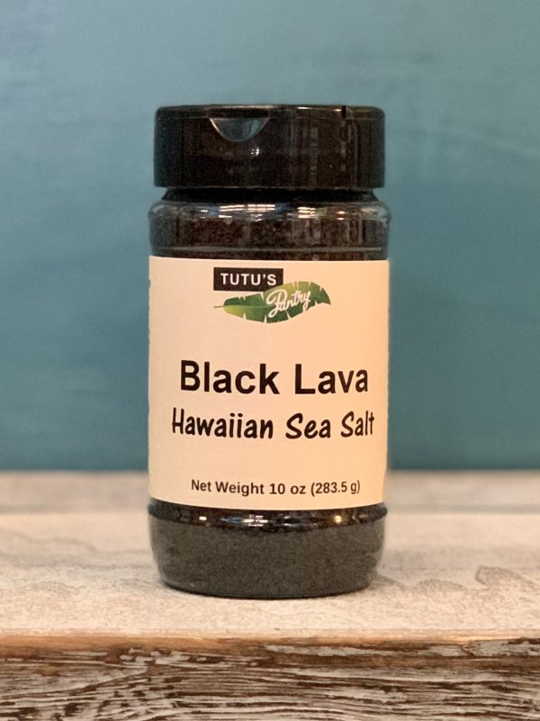 Tutu's Black Lava Hawaiian Sea Salt 10oz