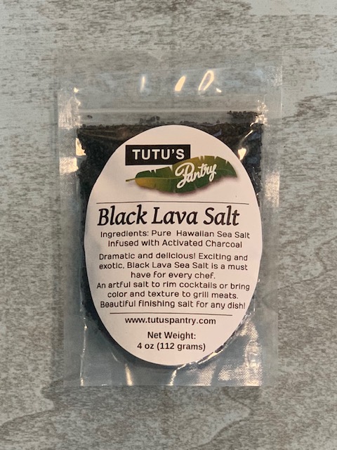 black lava salt