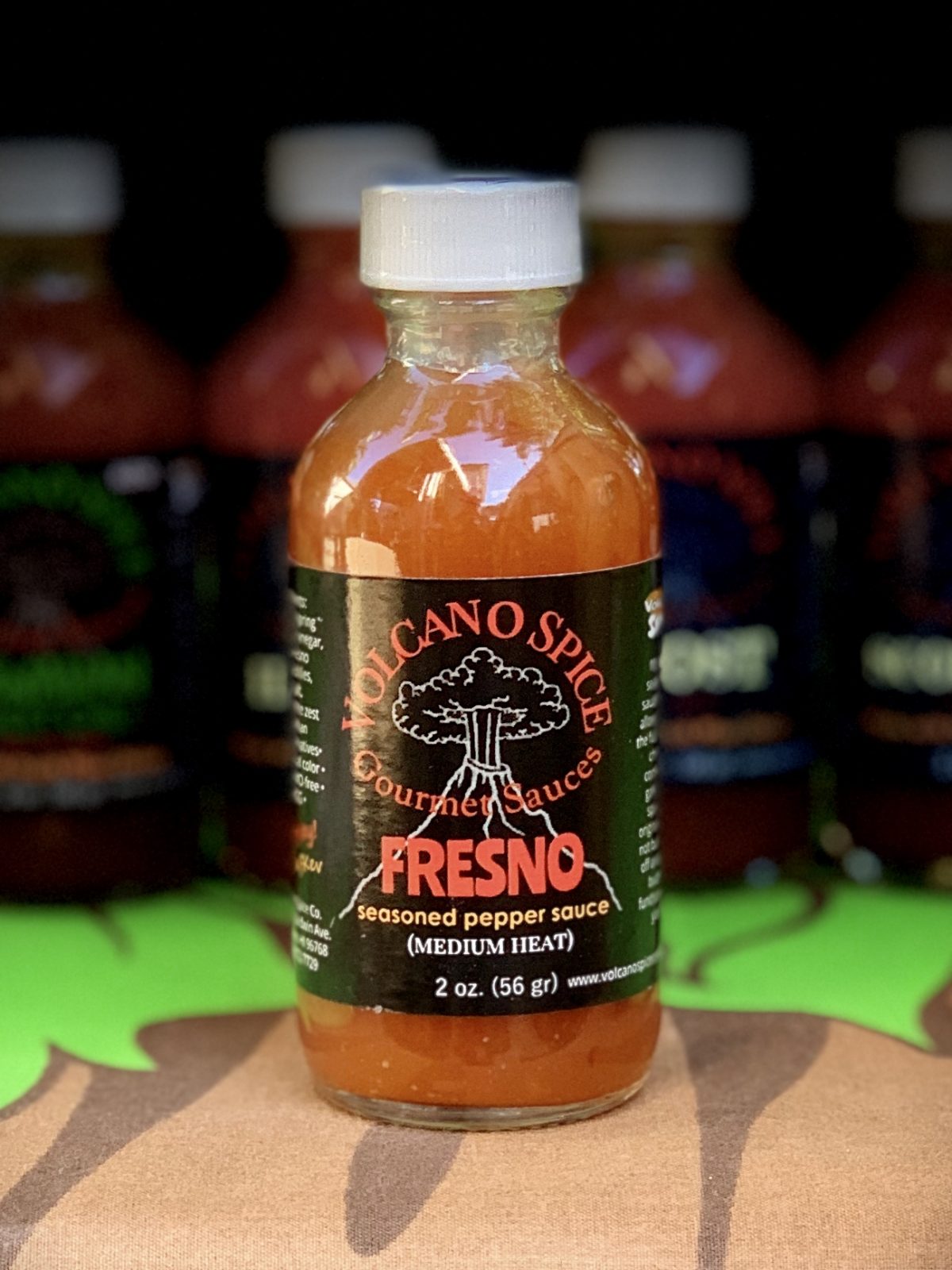 2oz Hot Sauce 3pk Fresno, Fresno Coconut, Hawaiian Sweet Chili Tutu