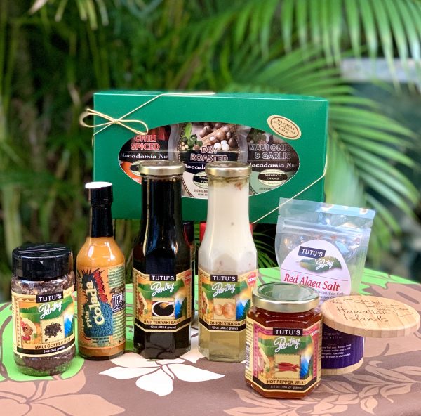Hawaiian Condiments and Macadamia Nuts Gift Set