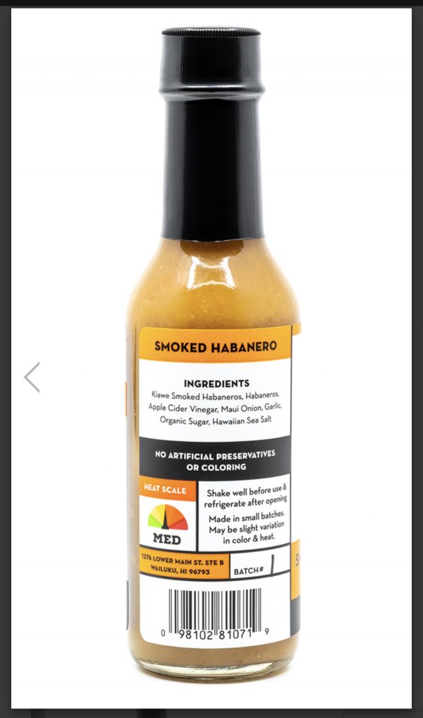 Tutu's Pantry - HI Spice Smoked Habanero Hot Sauce - 2