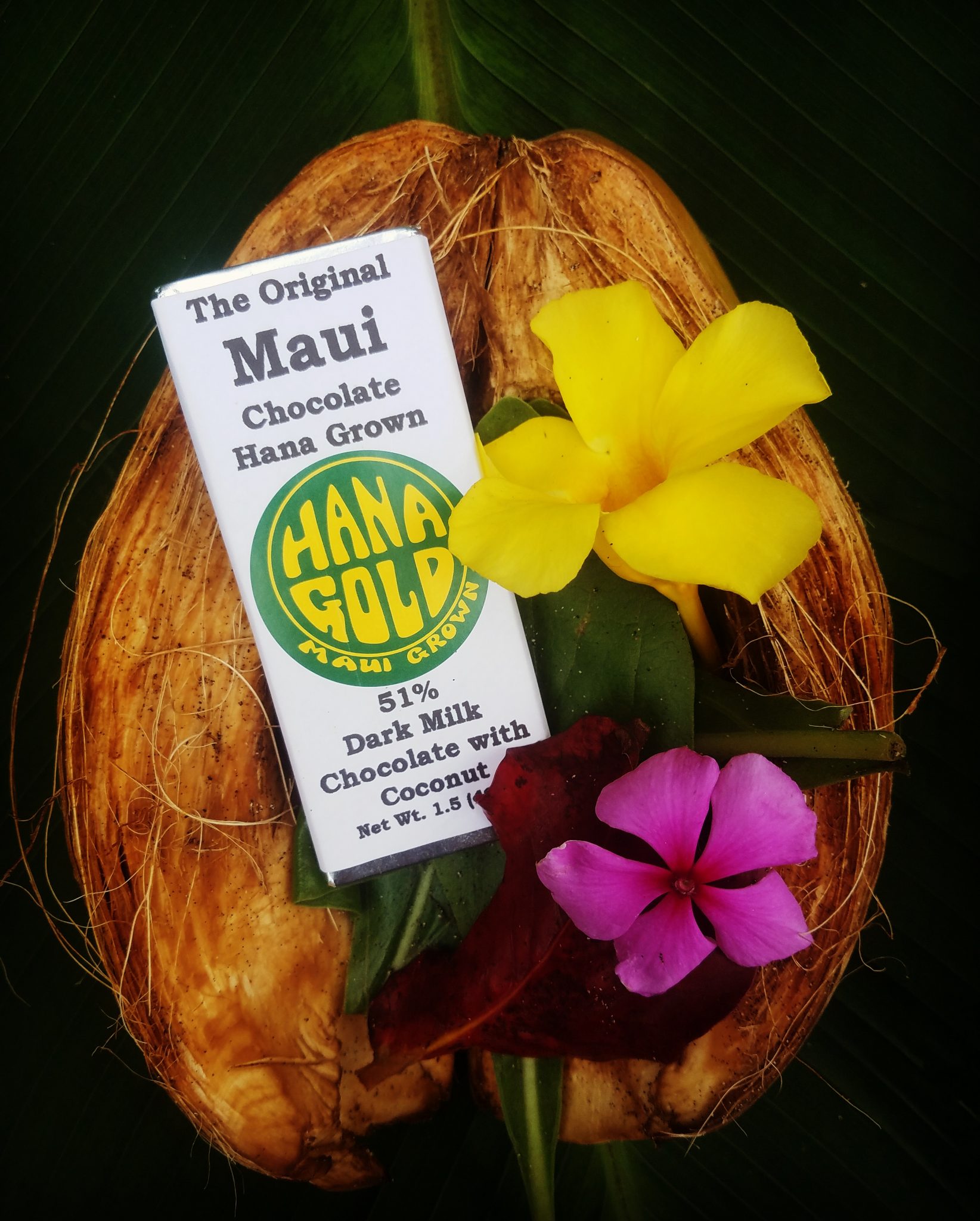 Hana Gold Maui Chocolates 72 Dark Chocolate Tutu's Pantry