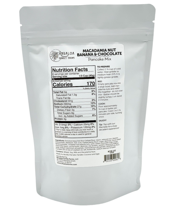 Tutu's Pantry - Banana Chocolate Chip Macadamia Nut Pancake Mix - 2