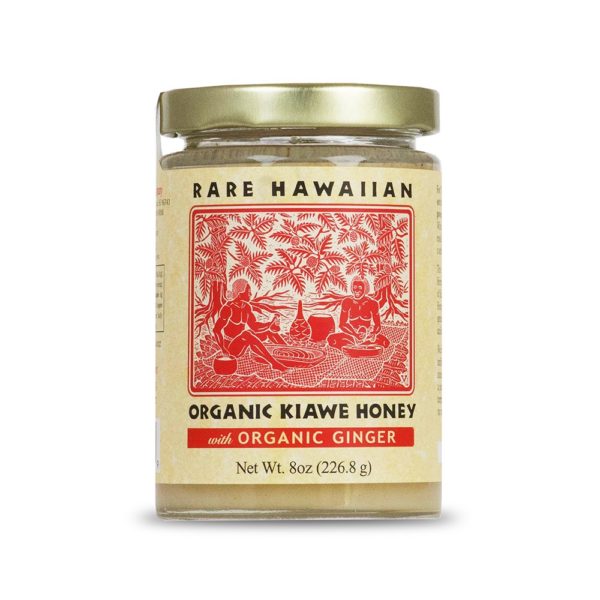 Rare Hawaiian Organic Kiawe Honey Ginger Infused