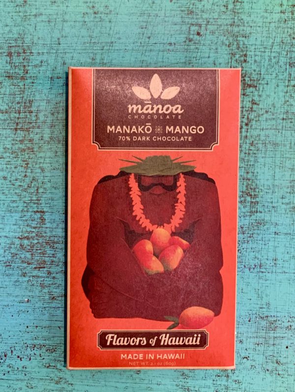 Tutu's Pantry - Manako Mango Manoa Chocolate - 70% Dark Chocolate - 1