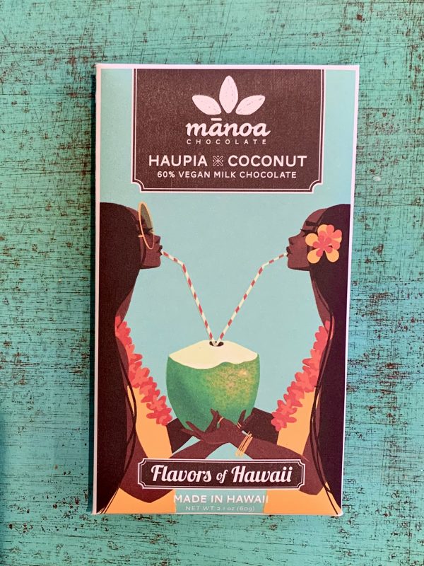 Tutu's Pantry - Haupia Coconut Manoa Chocolate - 60% Vegan Milk Chocolate - 1