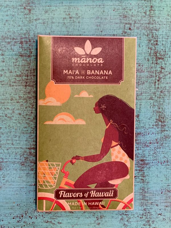 Tutu's Pantry - Mai'a Banana Manoa Chocolate - 70% Dark Chocolate - 1