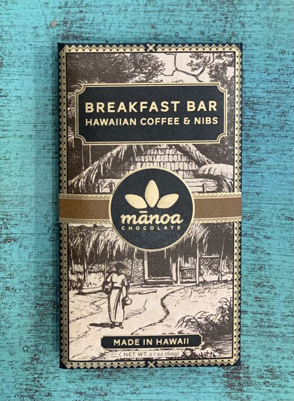 Breakfast Bar Manoa Chocolate Hawaiian Coffee & Nibs