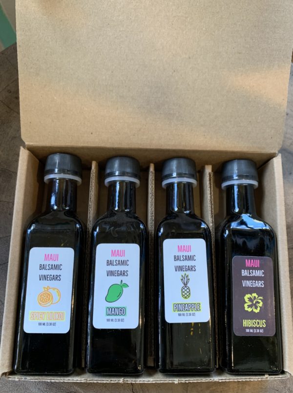 Tutu's Pantry - Maui Balsamic Vinegars 4 Pack Gift Set - 1