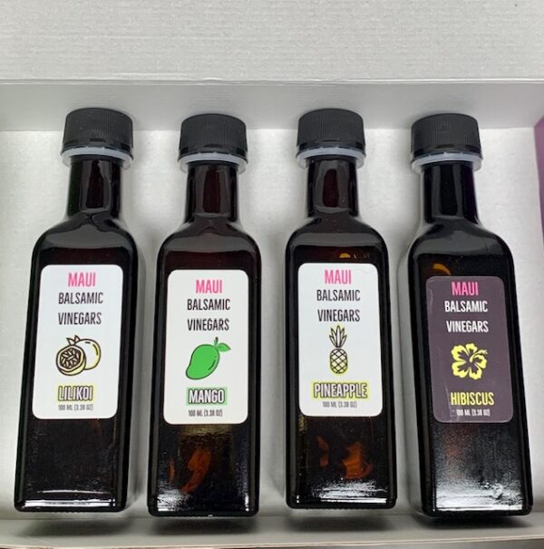 Tutu's Pantry - Maui Balsamic Vinegars 4 Pack Gift Set - 1