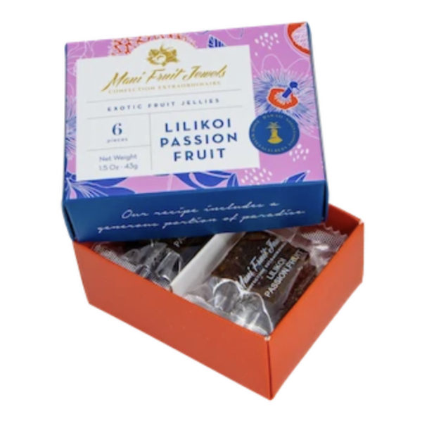 Tutu's Pantry - Lilikoi Passion Fruit Jellies - Maui Fruit Jewels - 1