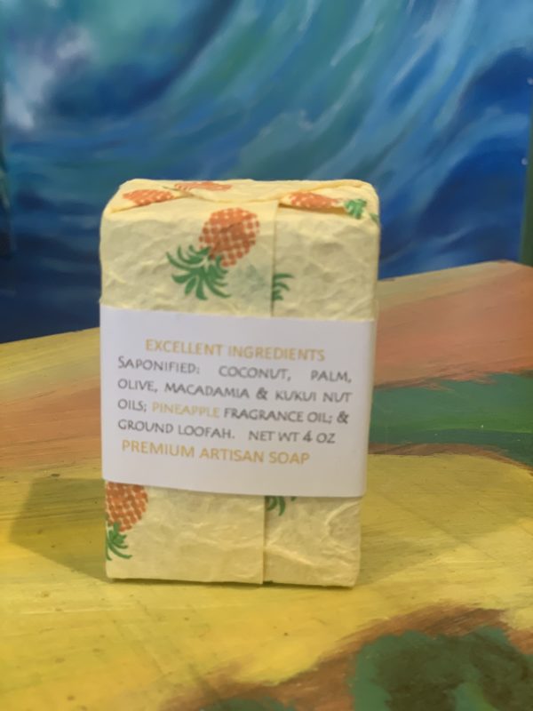 Kula Herbs Pineapple Loofah Soap - Image 2