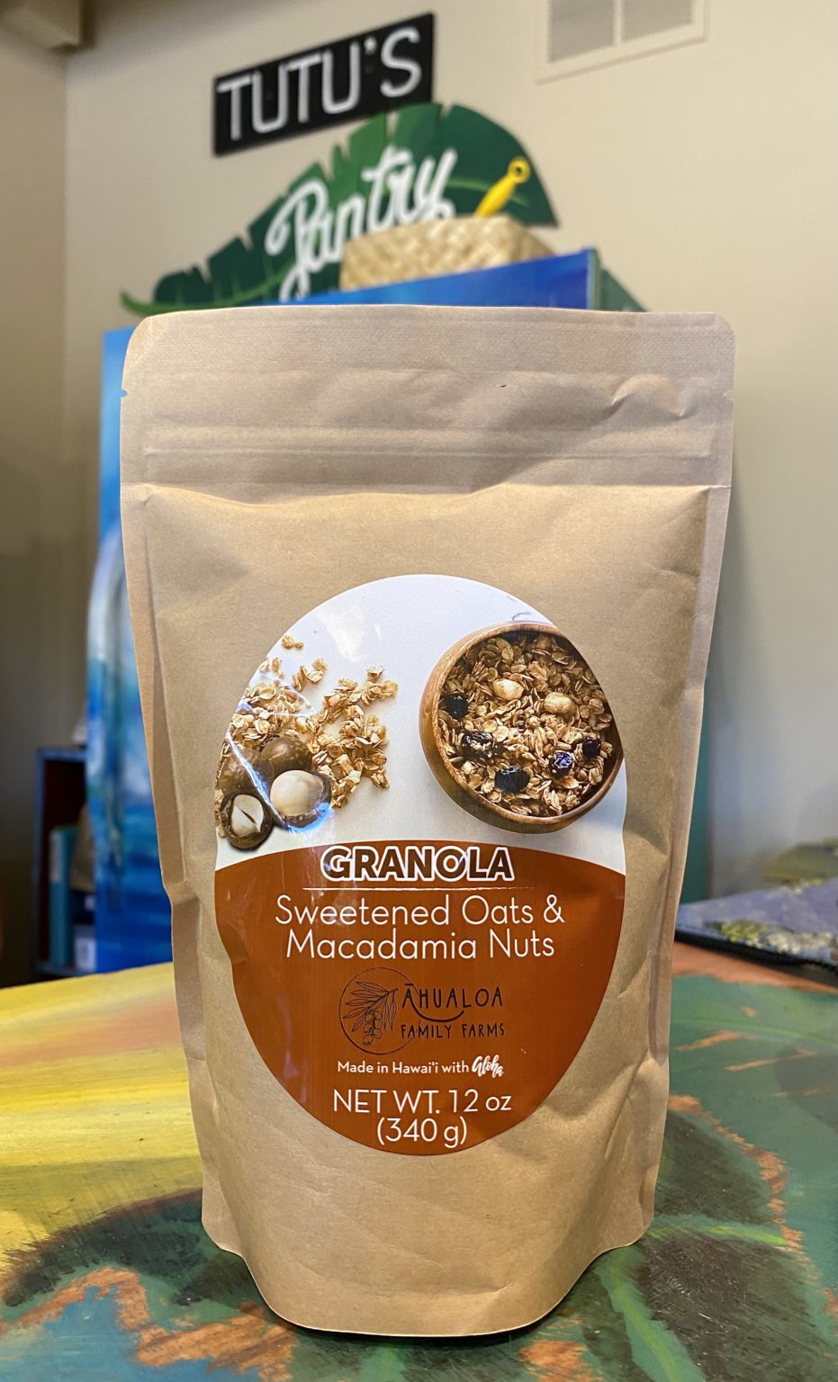 Ahualoa Farms Macadamia Nut Granola Tutu's Pantry