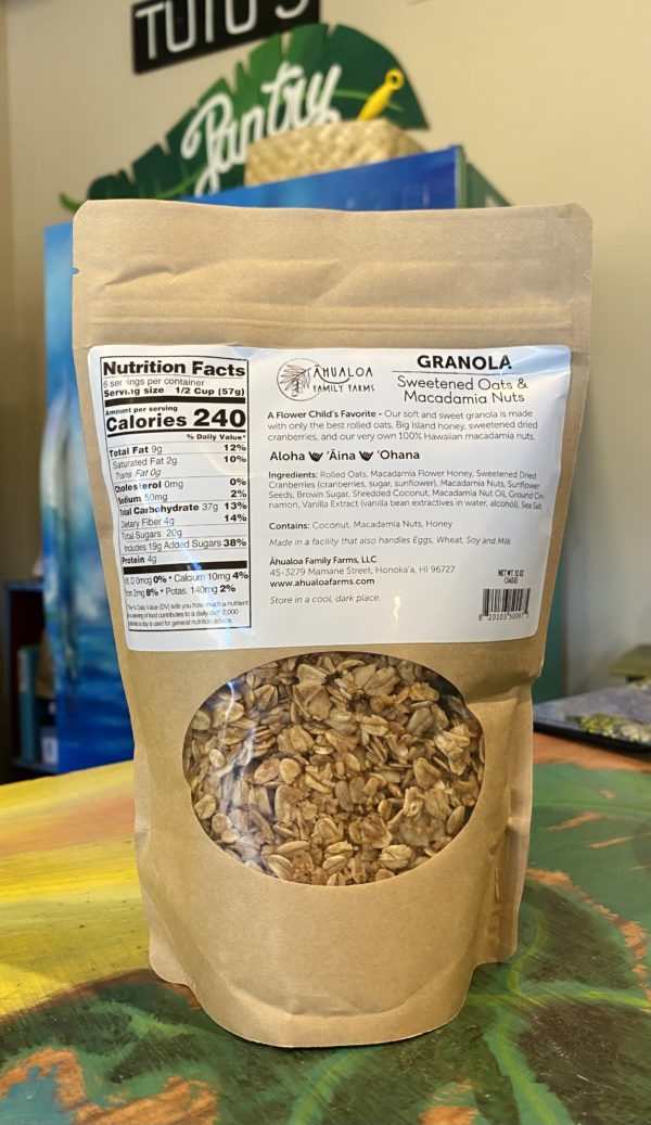 Tutu's Pantry - Ahualoa Farms Macadamia Nut Granola - 2