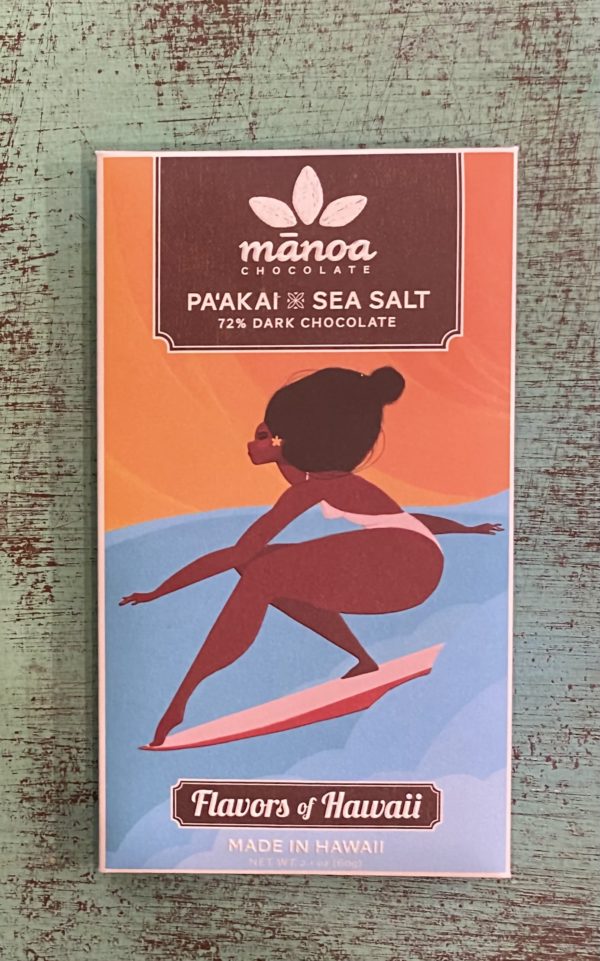 Tutu's Pantry - Sea Salt Manoa Chocolate - 72% Dark Chocolate - 1