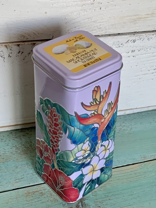 Tutu's Pantry - Macadamia Nut Shortbread Cookies in Hawaiian tin - 1