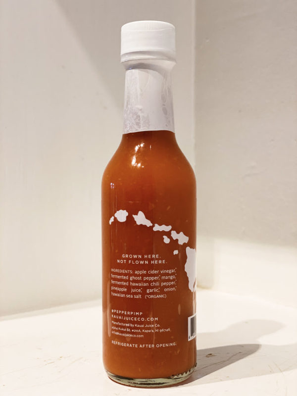 Kauai Mango Garlic Ghost Pepper Hot Sauce - Image 2