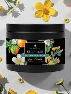 Artful Scents - Energize Bergamot Pikake Jasmine Candle