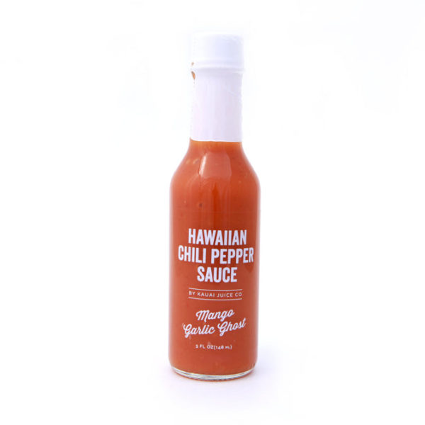 Kauai Mango Garlic Ghost Pepper Hot Sauce