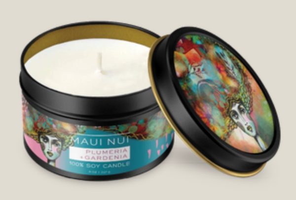 Tutu's Pantry - Artful Scents - Maui Nui Plumeria Gardenia Candle - 1