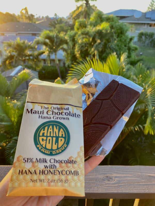 Tutu's Pantry - Hana Gold Maui Chocolates - 51% milk chocolate bar with Honeycomb - 2