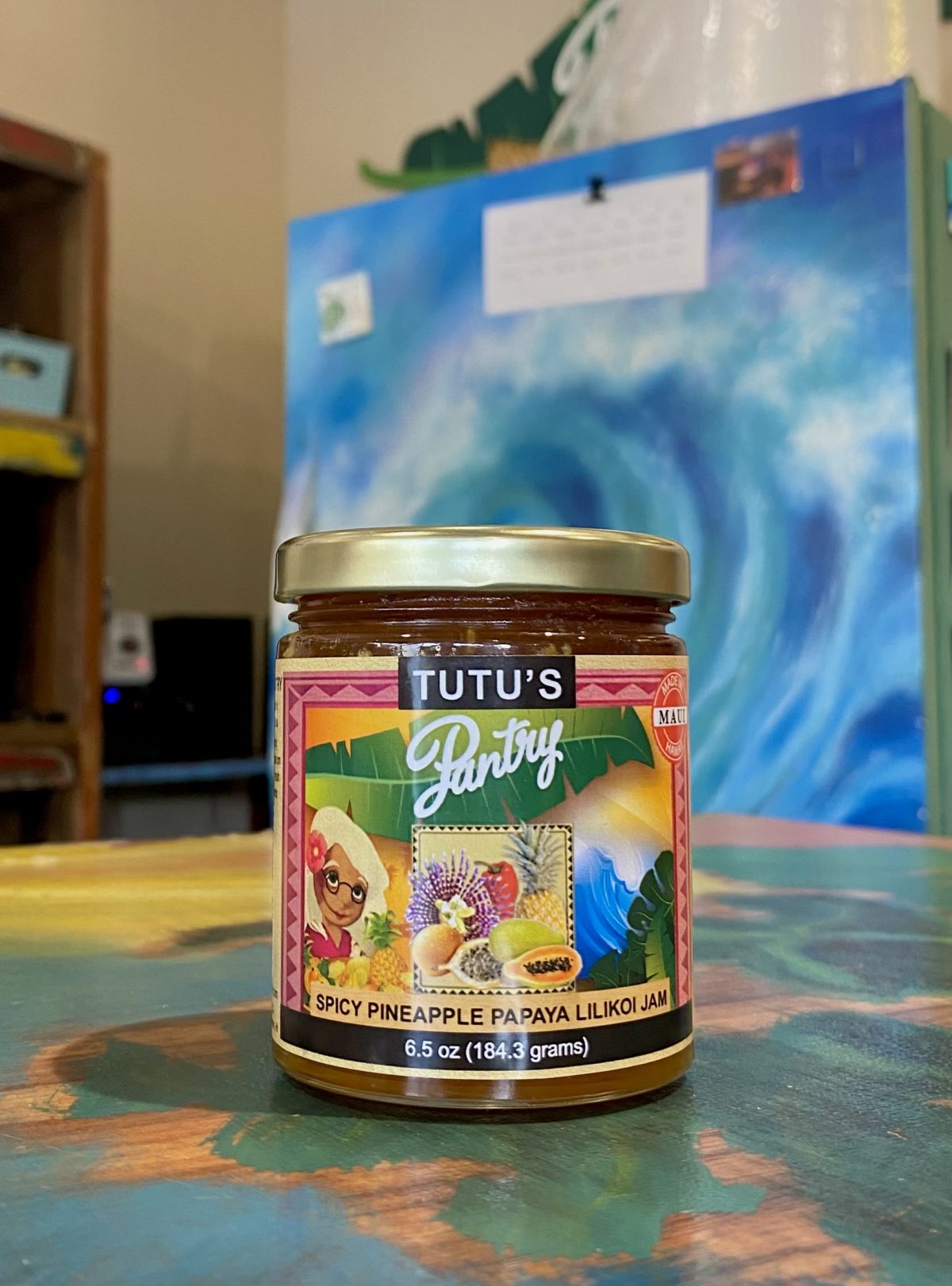 Tutu's Pantry Goodies made in Hawaii with Aloha 1 Spicy Pineapple Papaya Lilikoi Jam