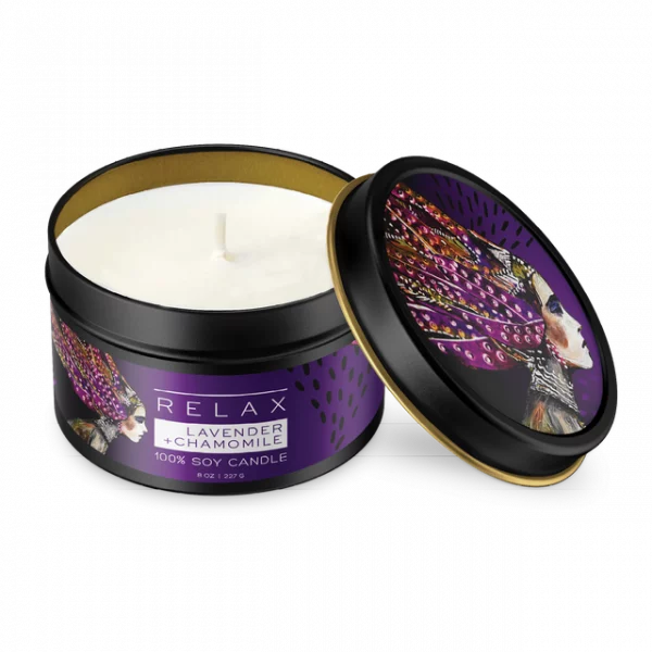 Tutu's Pantry - Artful Scents - Relax Lavender Chamomile Candle - 1