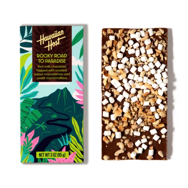 Hawaiian Host Rocky Road to Paradise Chocolate - Image 2