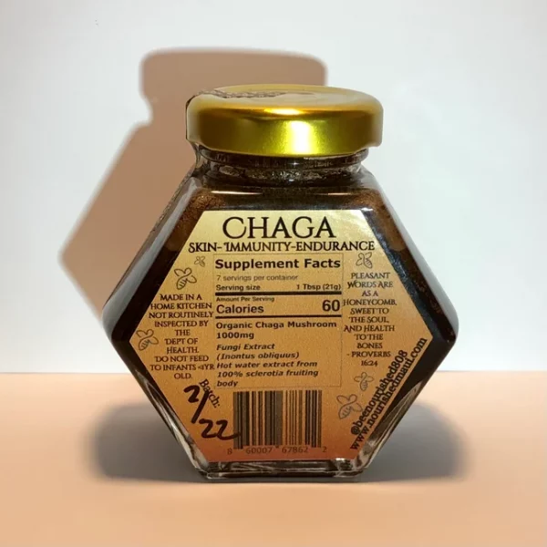 Tutu's Pantry - Chaga Mushroom Honey 3.4 oz - 2