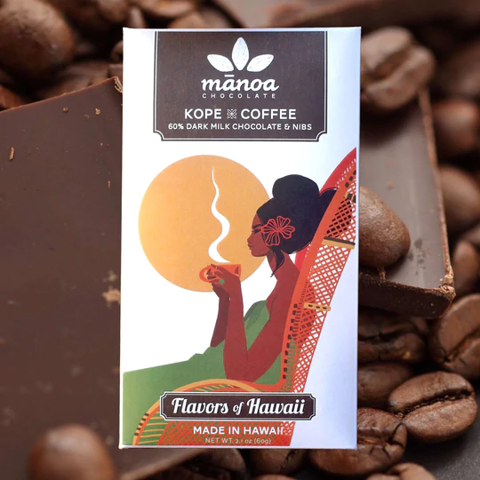 Tutu's Pantry - Manoa Chocolate Kope Coffee- 60% Dark Milk - 1