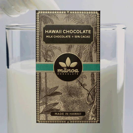 Tutu's Pantry - Milk Manoa Chocolate - 50% Cacao - 1