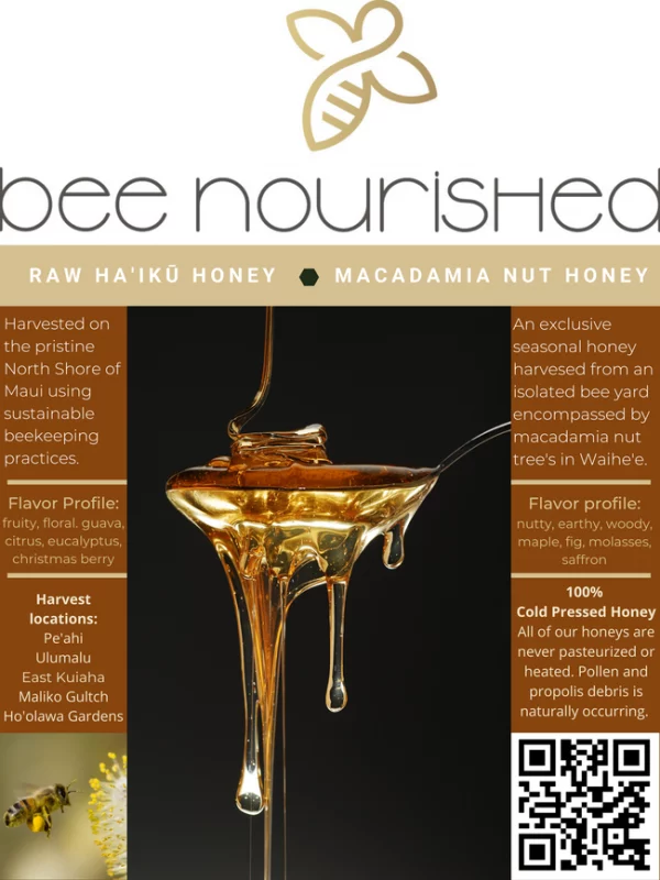 Bee Nourished Raw Honey 9.5 Oz - Image 3