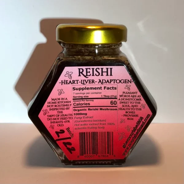 Reishi Mushroom Honey 9.5 oz - Image 2