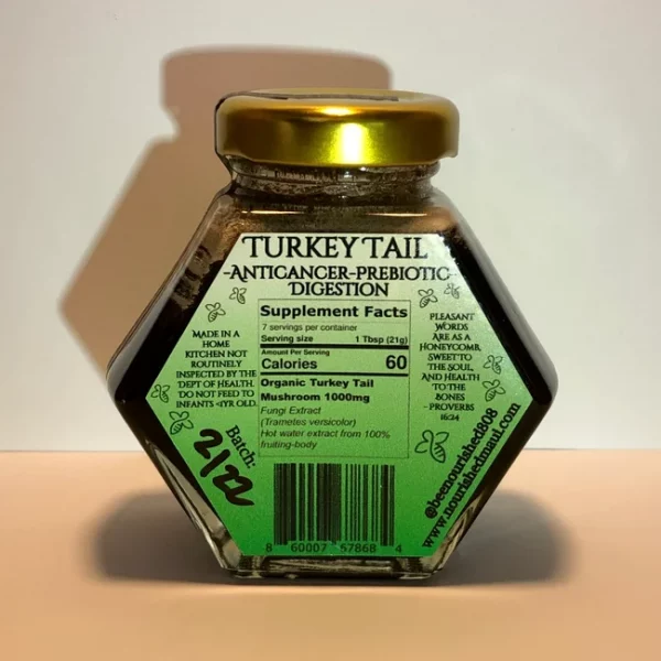 Tutu's Pantry - Turkey Tail Mushroom Honey 3.4 oz - 2