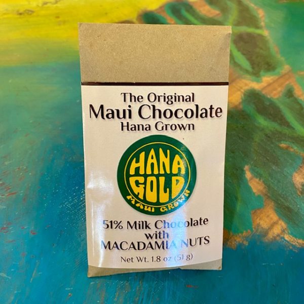 Tutu's Pantry - Hana Gold Maui Chocolates - 51% Milk Chocolate with Macadamia Nuts - 1