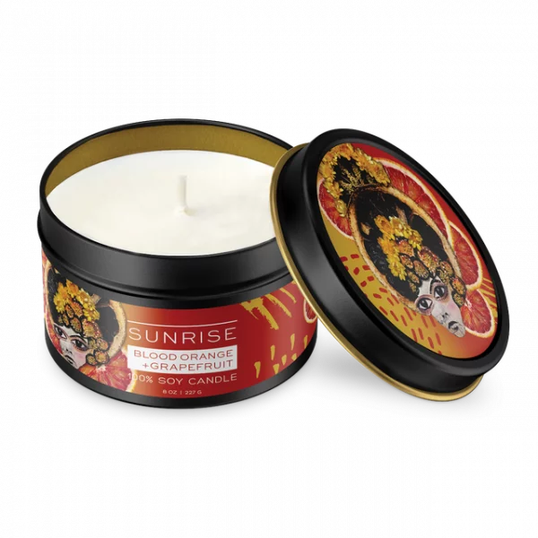 Artful Scents Sunrise Blood Orange & Grapefruit Candle