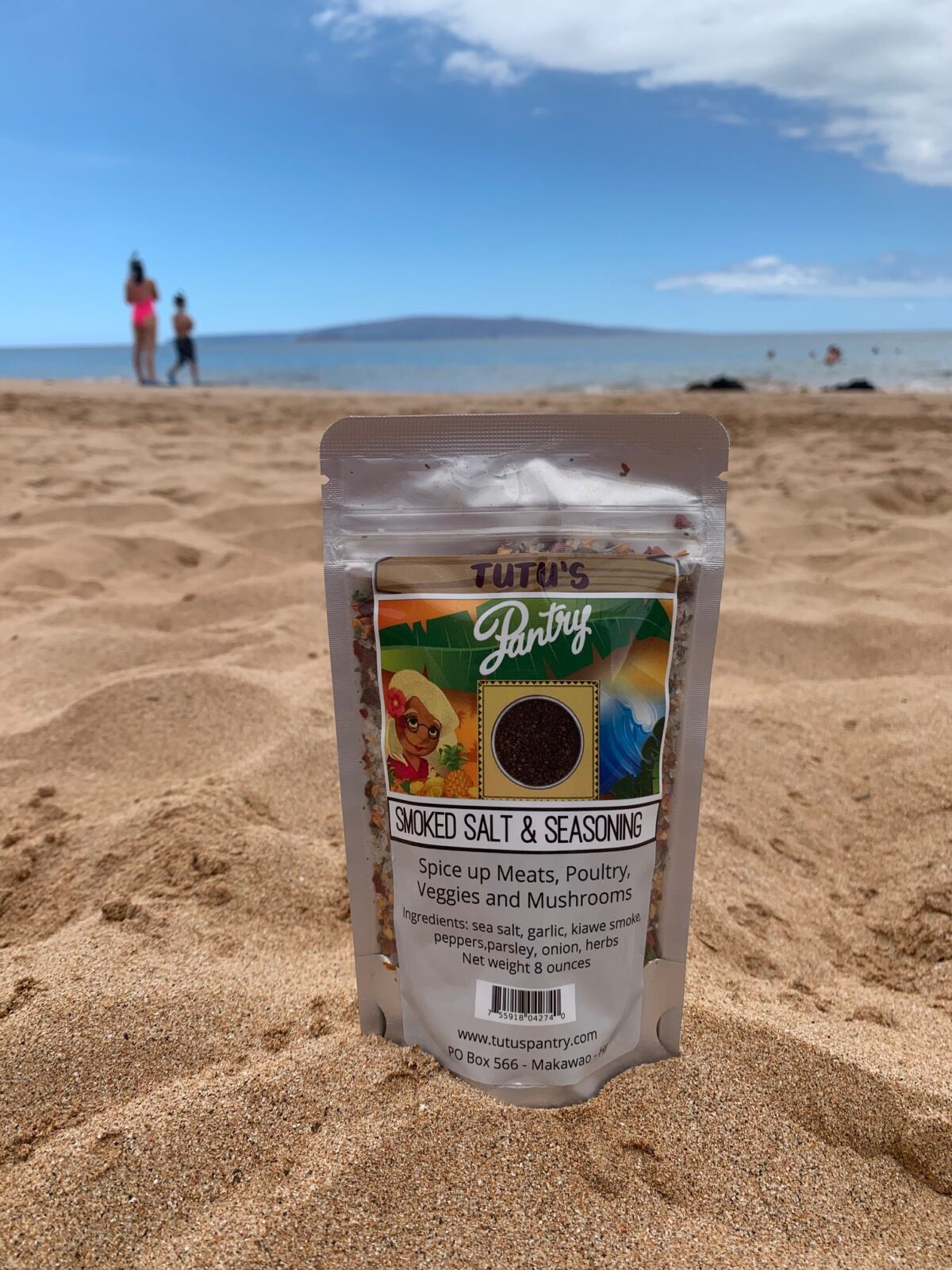 Tutu's Pantry Goodies made in Hawaii with Aloha 2 Smoked Salt & Seasoning