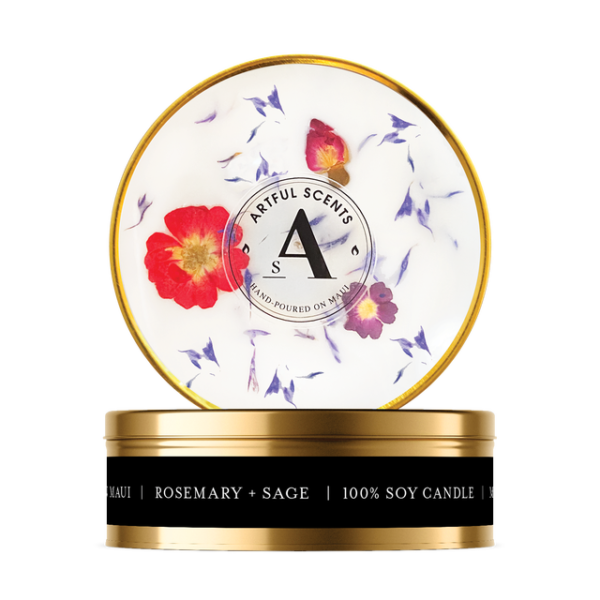 Tutu's Pantry - Artful Scents Rosemary & Sage Candle - 1