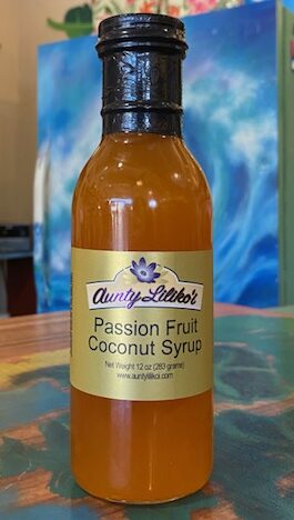Tutu's Pantry - Aunty Lilikoi Passion Fruit Coconut Syrup - 2